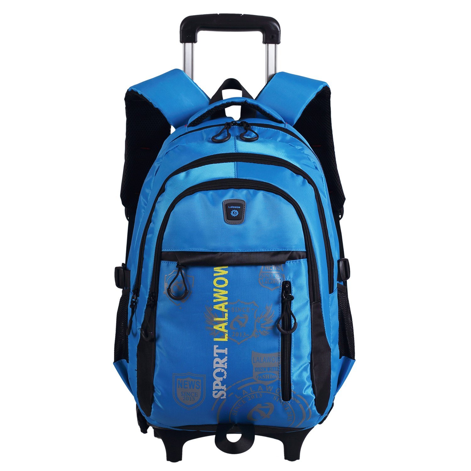 Seven Trolley Scuola Jack Detach 3 Ruote, Blu, Shadefull Boy, 3 In 1