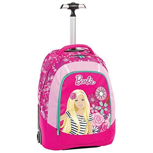 Zaino Trolley Barbie Per Scuola Elementare - Capiente, Leggero, Con Ruote E Spallacci, Ideale Per Viaggi E Giornate A Scuola