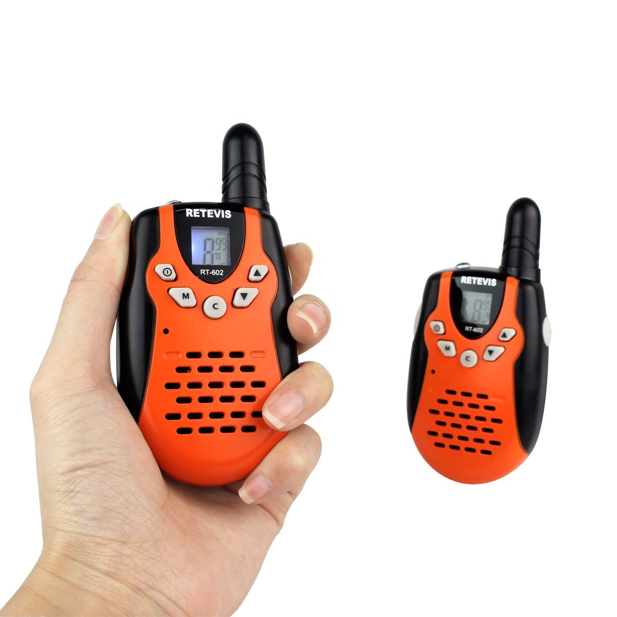 Walkie Talkie Per Bambini 3 Pack - 22 Canali, Portata 3 Miglia, Torcia LED - Gioco Da Campeggio Per Età 3-12 Anni