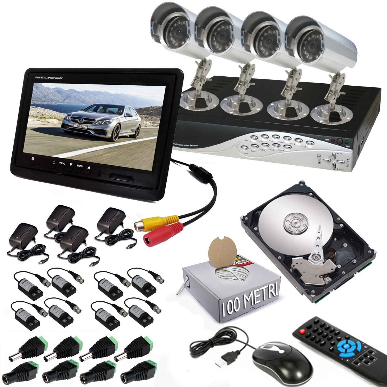 KIT DVR 4 TELECAMERE VIDEOSORVEGLIANZA Migliori Prodotti e Opinioni