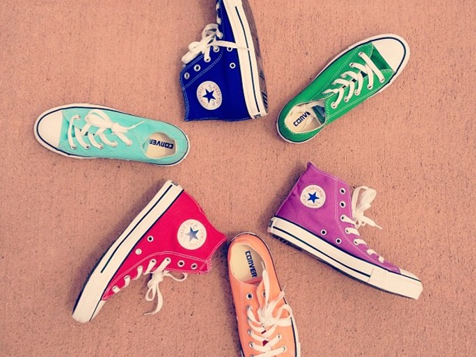 converse blu o rosse