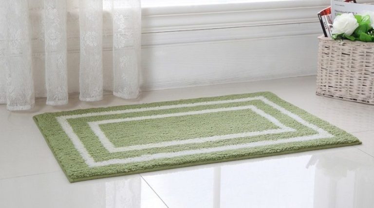 Accessorio Bagno Comfort Tappetino Bagno Semicircolare FUYILIFE | Microfibra Assorbente 66x40 Cm | Antiscivolo E Lavabile Tappeto Doccia Microfibra - 11
